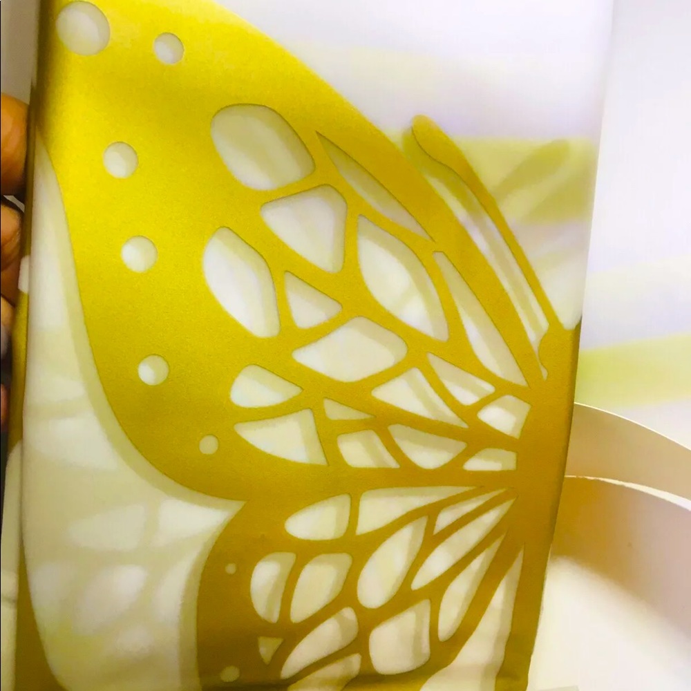 Gold Butterflies Peva Shower Curtain Butterfly Matte Metallic